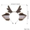 Christmas Deer Antlers Headband: Cute Plush Cosplay Animal Ears Accessory