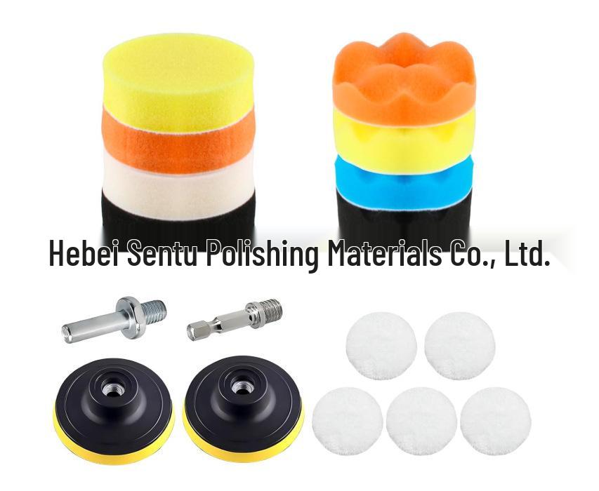 

Cross 44PCS Car Polishing Pad Set - 1/2/3 Inch Wool & Sponge Detail Polisher Wheels