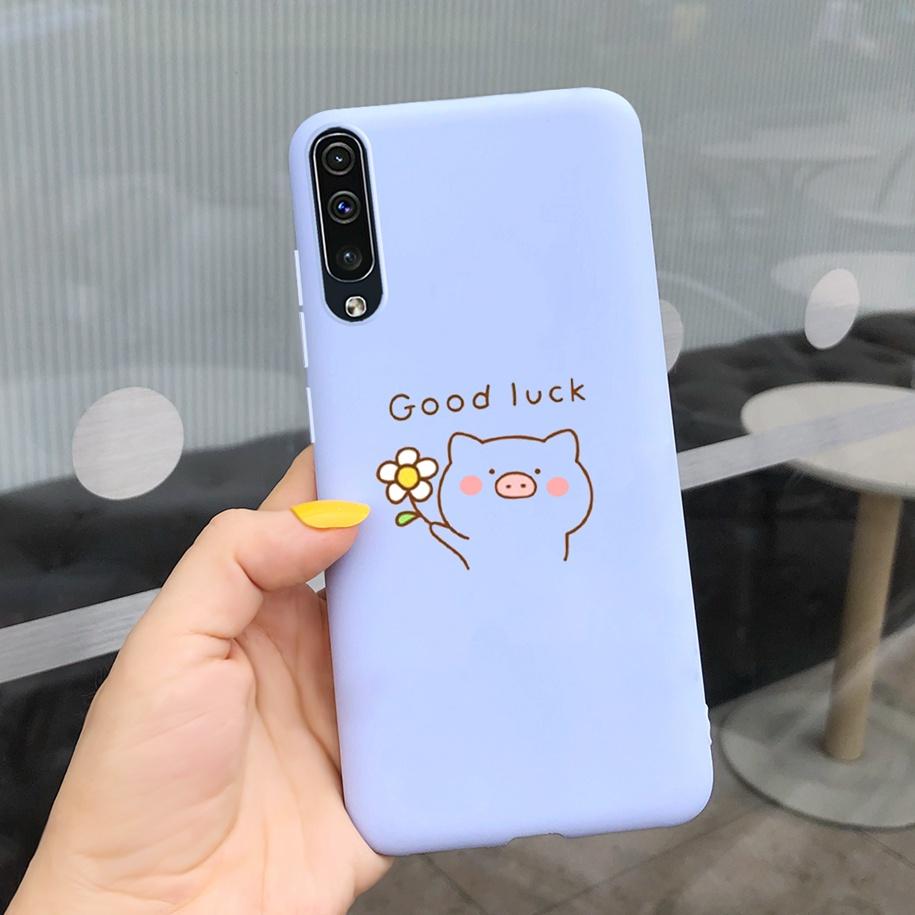 For Samsung Galaxy A70 Case Soft Rubber Tpu Phone Case Purple Lavender Cover For Samsung A70 2019 Case A 70 Back Cover A70s Case
