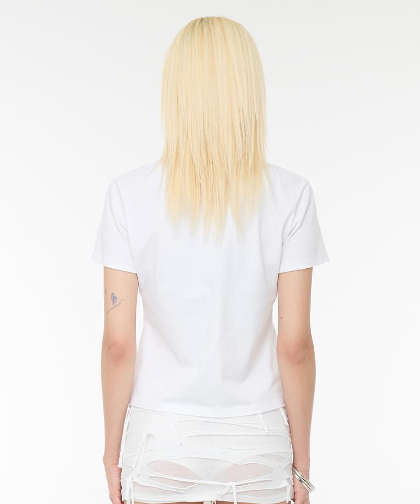 ROCKCAKE Semperna Hotfix Crop Top - White