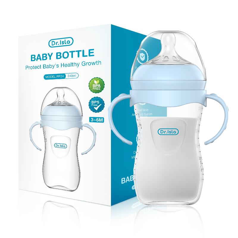 

2025 New 150/240/330ML Anti-Choke Baby Bottle Newborn PP Bottles Anti-flatulence Milk Feeding Bottles Infant BPA Free