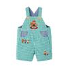 Stylish Kids' Clothing: Embroidered Trojan Horse & Bear Overalls, Shorts, and Jeans for Boys & Girls