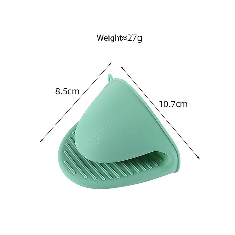 Guantes de silicona resistentes al calor con pinzas aislantes, antiadherentes, antideslizantes, para ollas y ollas, para cocinar y hornear.