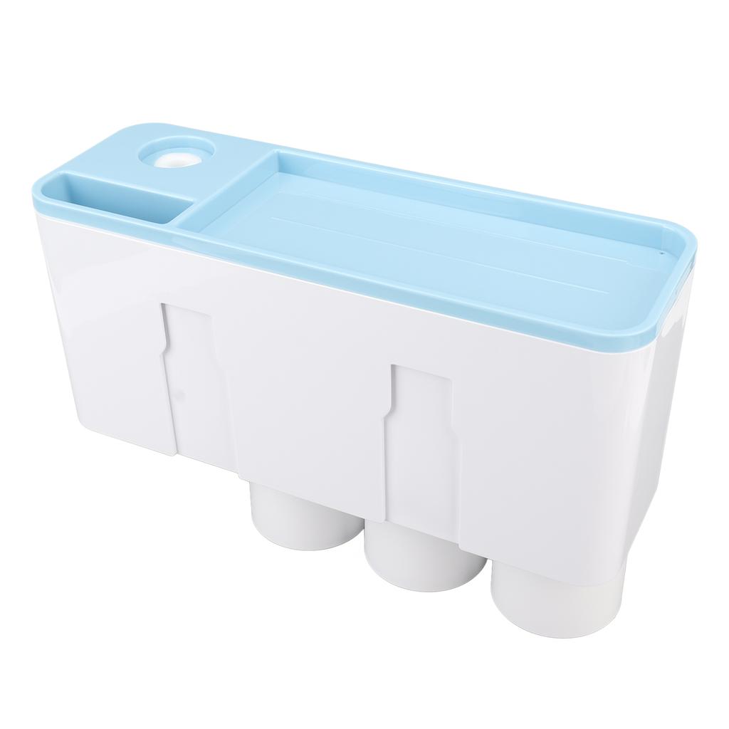 Zahnpasta Spender Wandmontierter Zahnpasta Spender Quetscher Set für Badezimmerzubehör Drei