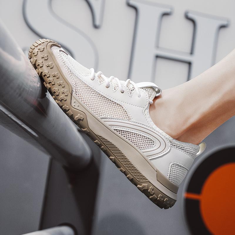 Fashion Mesh Men Casual Shoes Summer Outdoor Sneakers Men Trainers Non-slip Climbing Hiking Shoes Breathable Men's Treking Shoe