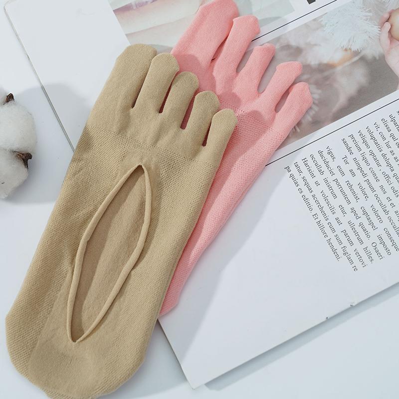 Summer Five-finger Boat Socks Women's Breathable Thin Invisible Short Socks Mesh Women's Socks Split Toe Socks