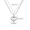 Heart Pendant Necklaces Heart Choker Heart Pendant Collarbone Chain Heart Choker Titanium Steel Material for Girls Woman