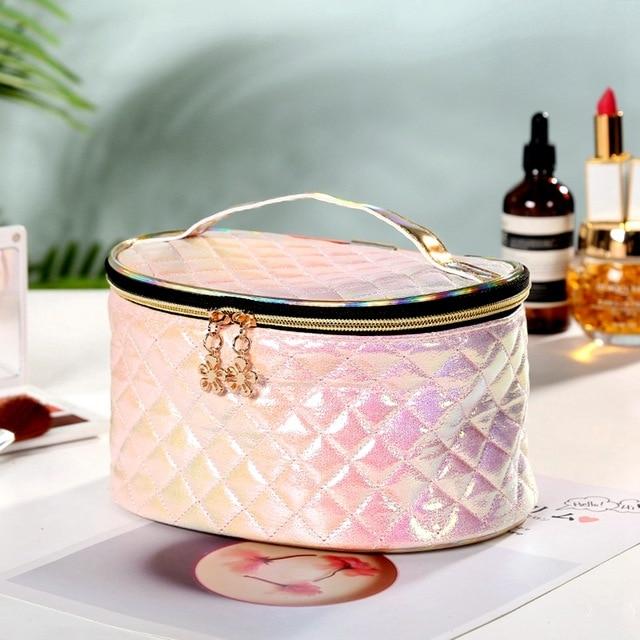 

Новая мода из искусственной кожи портативная косметичка косметичка повседневная квадратная решетка женская сумка для хранения мыть...