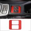 Aluminum Alloy Car Trunk Switch Seat Heating Button Frame Decoration Sticker For Toyota 86/Subaru BRZ 2016-2020 Car Accessories