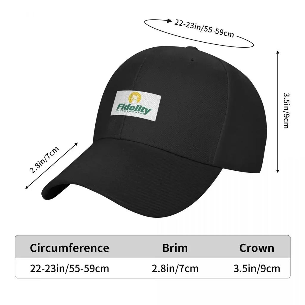 Fidelity Investment Logo Baseball Cap Fashionable Snap Back Hat Luxury Man Hat Golf Wear Men Women's
