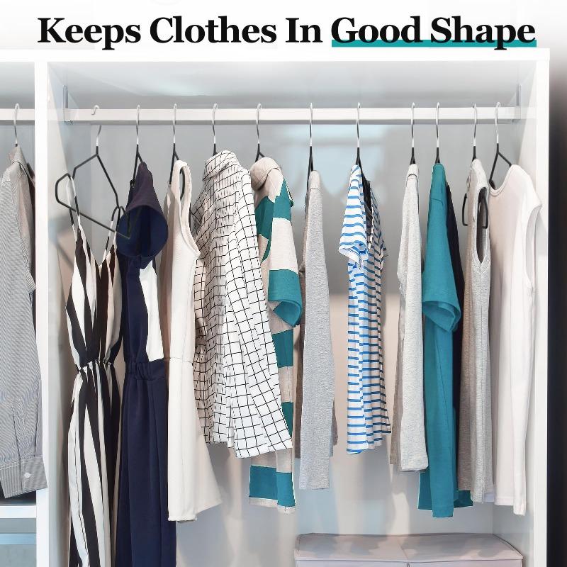 Clothes Hangers with Non-slip Design, Traceless Clothes Racks, Sturdy Heavy Duty Coat Durable Hangers Clothes Rack Pants Hanger