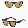 Unisex Cat Eye Sunglasses, UV Protection Fashion Shades, Vintage European Style Sun Glasses, Trendy Eyewear