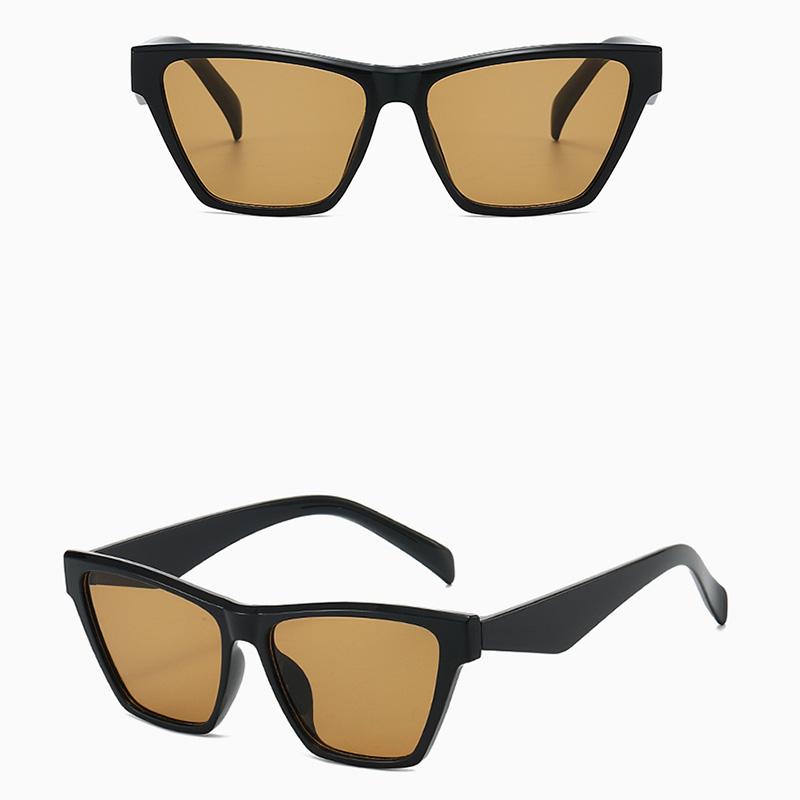 Unisex Cat Eye Sunglasses, UV Protection Fashion Shades, Vintage European Style Sun Glasses, Trendy Eyewear