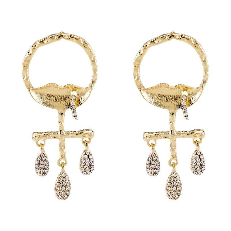 Devil's Eye Rhinestone Earrings