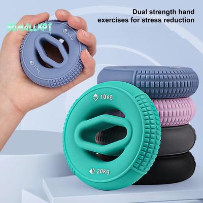Hand Grip Ring - Compact Size, Lightweight, Portable, Stress Relief, Forearm Hand Grip Strengthener, Wrist Muscle Trainer