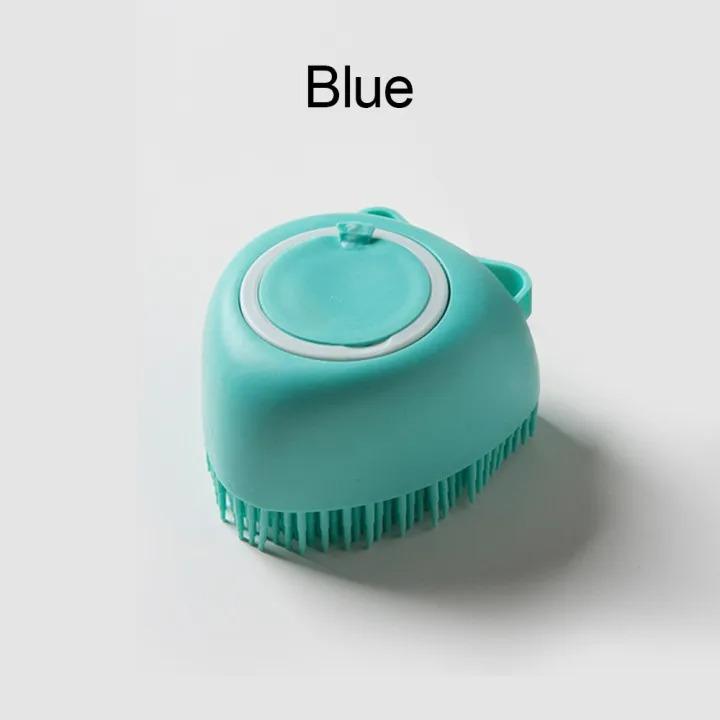 Pet Bathing Brush Soft Silicone Massager Shower Gel Bathing Brush Clean Tools Comb Dog Cat Cleaning Grooming Supplies