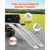 SucceBuy 1000lbs Steel Ramps 2Pcs Ramps with Wider Ramp Surface Universal Stable Loading Ramp with Handles Fit for ATV UTV Motor