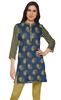 Moomaya Printed Side Slit Short Kurta Tunic For Women Summer Wear Ladies