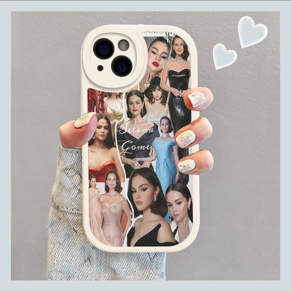 

Singer Selena Gomez For IPhone 16 15 14 16E 13 12 11 Pro Max Plus Phone Leather Case iPhone 16