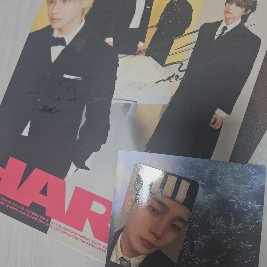 

SHINee Том. 8 Hard Taemin Minho Автограф закулисного альбома Фотокарточка