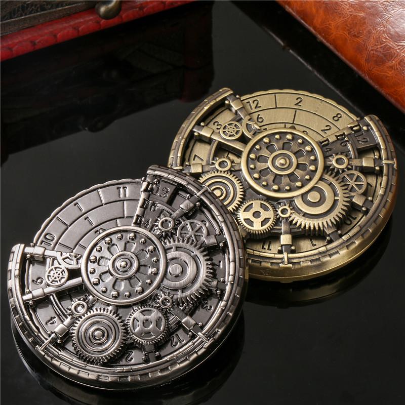 Steampunk Gear Design Dice Spinner Dice Turnable Rotating Roller for Role Play Gaming Accessory