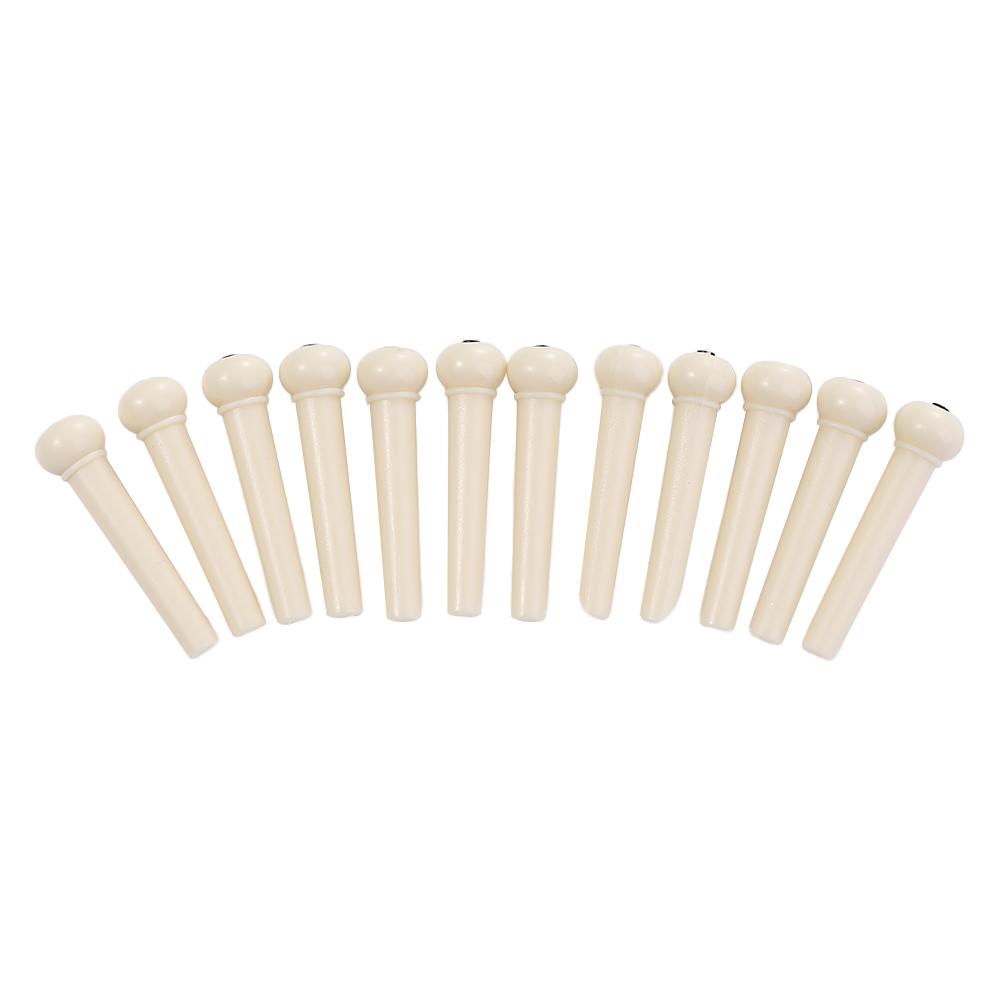 Strings Fixed Cone Acoustic Guitar String Pins Guitar Strings Nail Guitar Pegs Extractor Guitar Set Guitar Bridge Pins Pegs белый