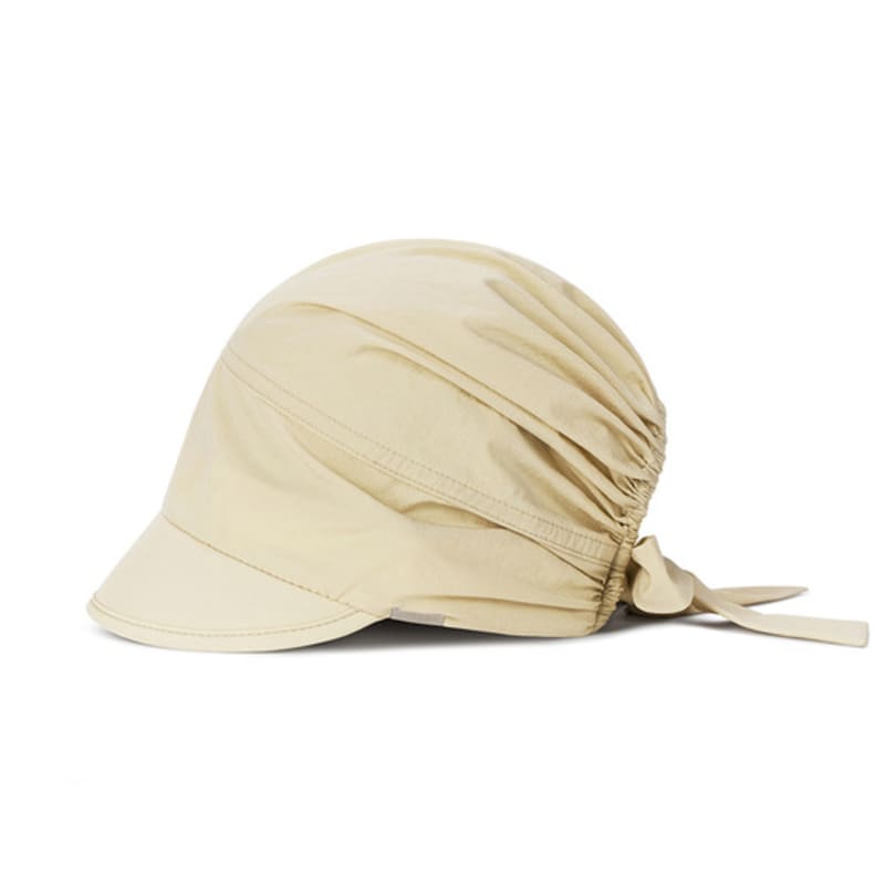 VARZAR Metal Tip Scarf Cap Beige