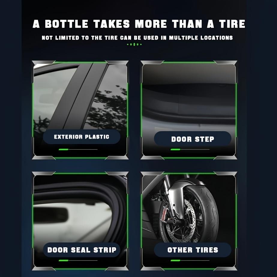 Car Tire Wax, Suitable for All Colors of Cars,brightener,long-lasting Coverage,prevents Cracking and Aging,plastic Parts Refurbishment, Scratch Repair