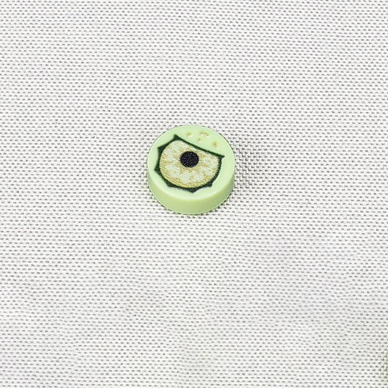 

MOC 10PCS Printed 98138 Ghost Eyes Black Pattern Building Blocks Kits Animal Dinosaur Bricks Particle Educational Playthings Gifts