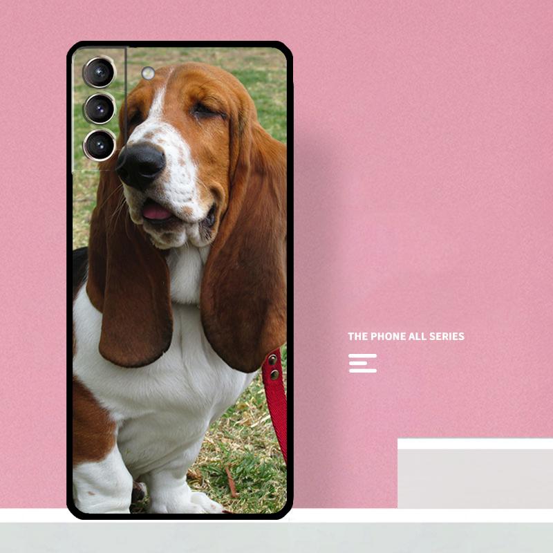 Basset Hound Dog Phone Case For Samsung Galaxy S25 S26 Ultra S20 S21 S22 S23 S24 S10 Plus S25 FE Cover Coque
