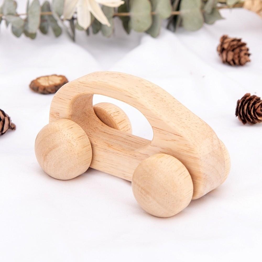 Wooden Material Baby Wooden Toys Handmade Stacking Blocks Van Montessori Toys Children