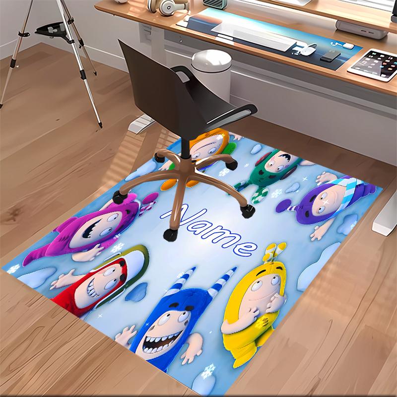 Custom personalization Oddbods Print Area Rug - Soft, Washable Non-Slip Indoor Mat,Living Room,Home&Office Decorative Rug