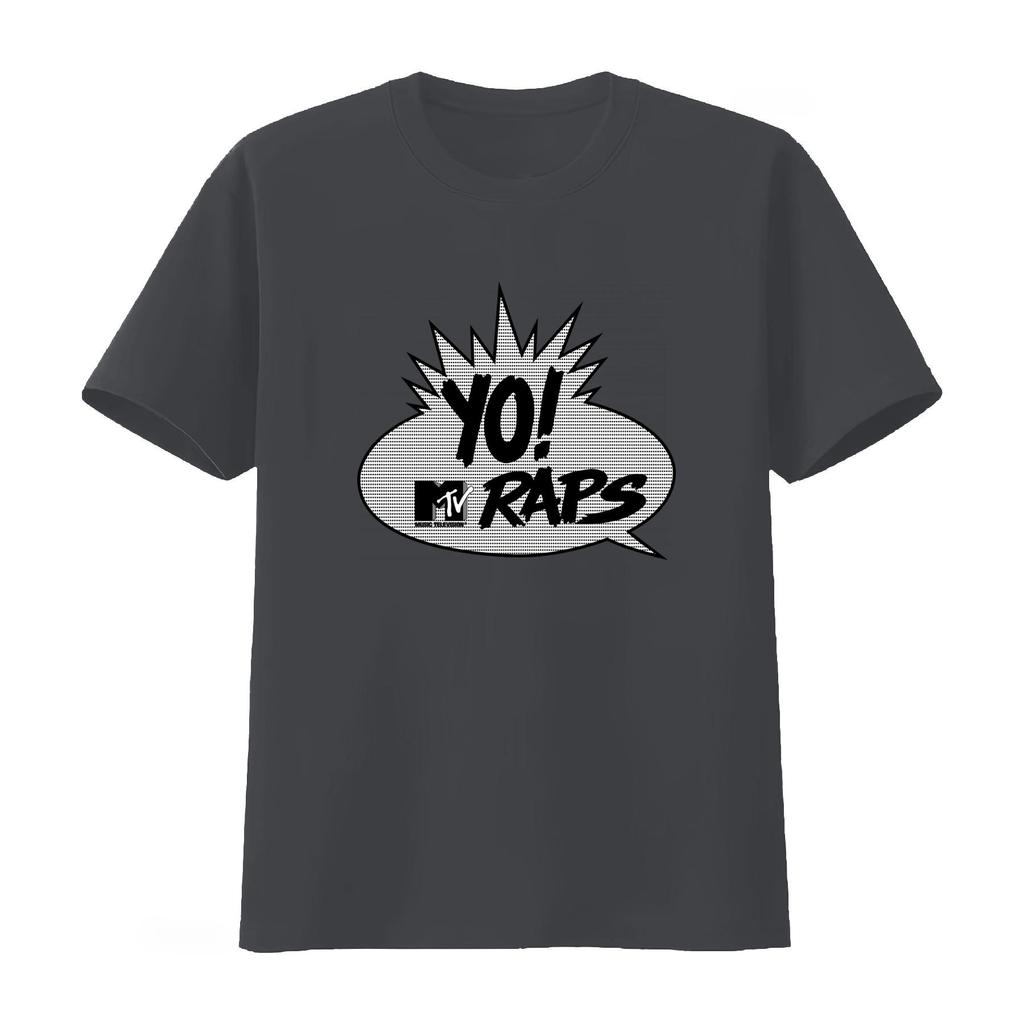 Mtv Yo Raps Tv Print T Shirt Hip Hop Style for Unisexs Clothing Womens Clothing Stylish Casual Fashion 2026 Summer New T Shirt