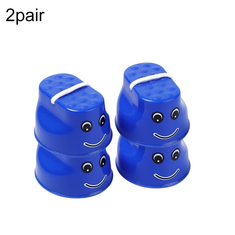 2 זוגות קביים קופצים 'סמייל' צעצועי ילדים תיאום שיווי משקל גן ילדים ציוד אימון אינטגרציה חושית לילדים TMZ