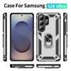 Case for Galaxy S26 Ultra - TPU+PC, Silver, With Stand