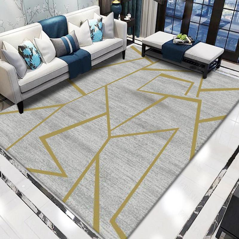 Style Living Room Carpet Floor Mat Simple Nordic Printed Carpet Bedroom Bedside Blanket Wholesale