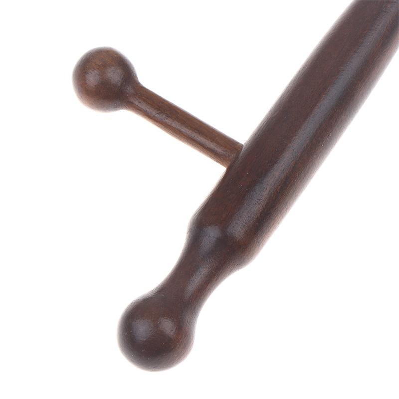 Ergonomic Acupuncture Stick Durable Portable Sandalwood Massage Stick Handheld Design Foot Massage Stick Meridian Therapy