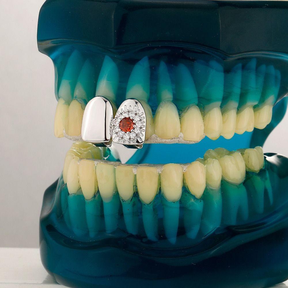 Bling Hiphop Teeth Grillz Removable Charm Teeth Grillz Fashion Men Women Jewelry  Dental Crown