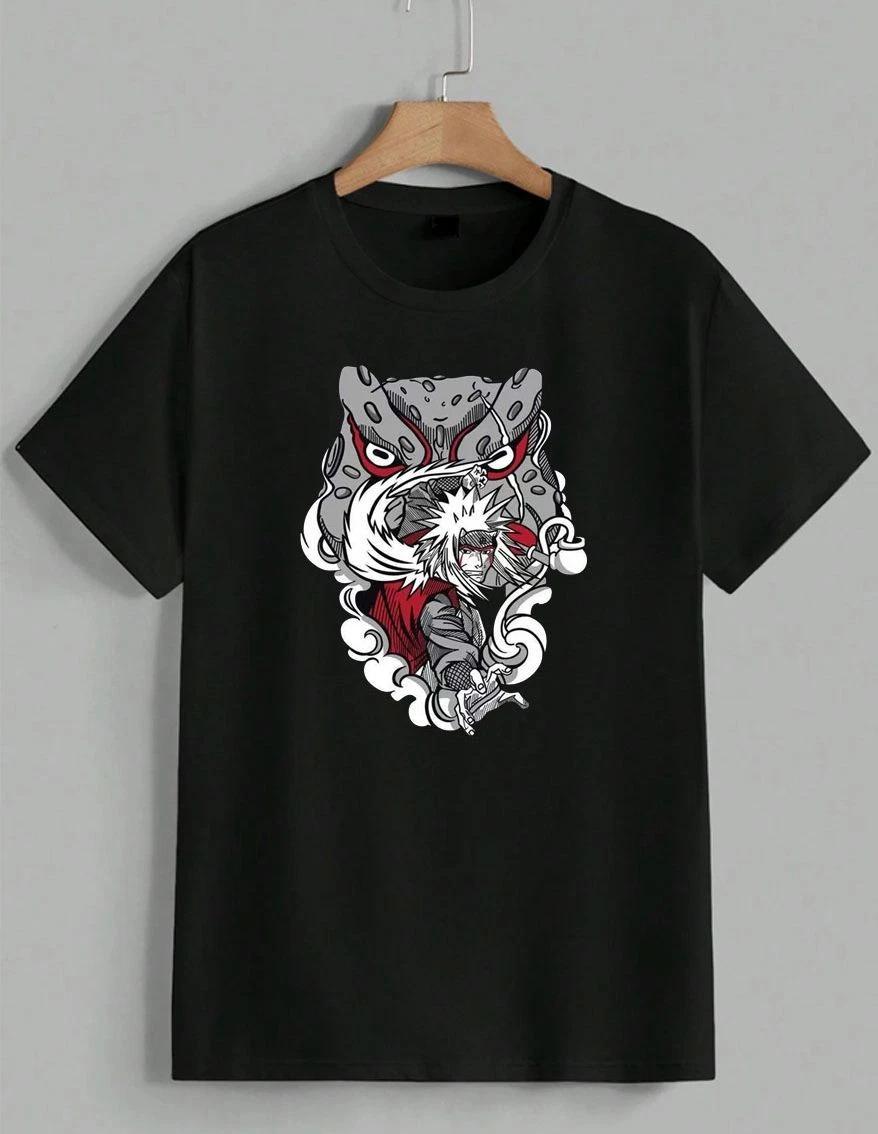 Naruto Jiraiya Anime Gamabunta Toad Sage Manga Graphic T-Shirt Unisex XXXXL