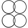 4Pcs Replacement Silicone Lid Sealing Rings for Insulated Cup O-Shaped Gasket Fit Tumbler Bottle Accessory Water Cup Parts