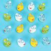 10 / 20pcs Cute Mini Resin Ducks Tiny Angel Duck Compact Plastic Miniature Random Color Animals Figures Ideal for Garden Decoration