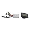 36V 48V 250W Electric Motor Controller Kit KT 15A Motor Controller with LCD3 Display Panel 130X Throttle 8C Sensor