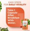 Nutrela Daily Energy Biofermented B Complex 30 Capsules x Pack Of 2 For Men Women Metabolism Support Vitality Supplement