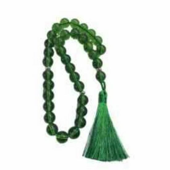 12mm Glas Muslimische Gebetskette Armband – 33 Perlen Arabisches Design