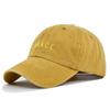 Duck Tongue Hat Chance Letter Embroidered Baseball Hat Washed Old Sun Visor Hat