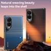 Per Samsung Galaxy Z Fold 8 Custodia Larga 5G Lusso Ultra-sottile Pelle con Motivo Fibra di Carbonio Cerniera Magnetica Copertura Ricarica Wireless