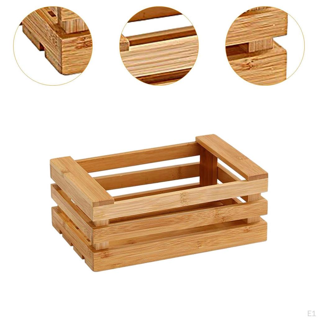 Nesting Storage Box Wooden Crate for Home And Office Use