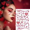 Makeup Sticker 3D Crystal Face Sticker Sparkling Face Tattoo Sticker  Amusement Park