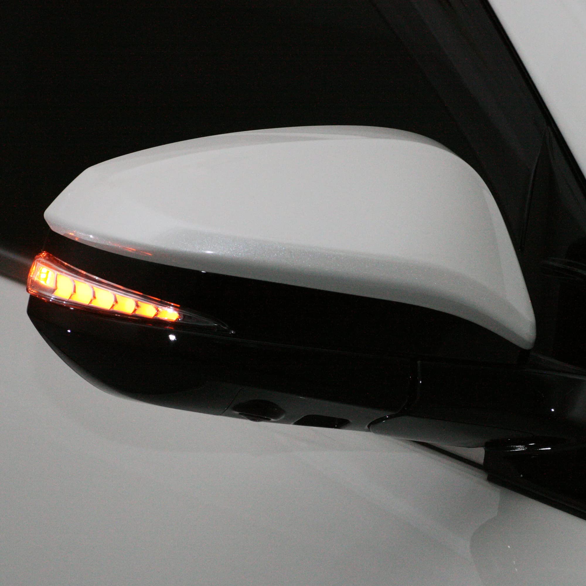 

Harrier 80 60 Harrier 80 серія 60 серія світлодіодний покажчик повороту дзеркала заднього виду динамічний покажчик повороту весь хром AVEST VerticalArrow послідовне бокове дзеркало