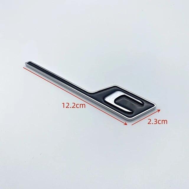 3D ABS Chrome Black Yellow Red Car Rear Trunk Badge Logo GT R S C Emblem For Mercedes AMG GTR GTC GTS C190 Car Stickers